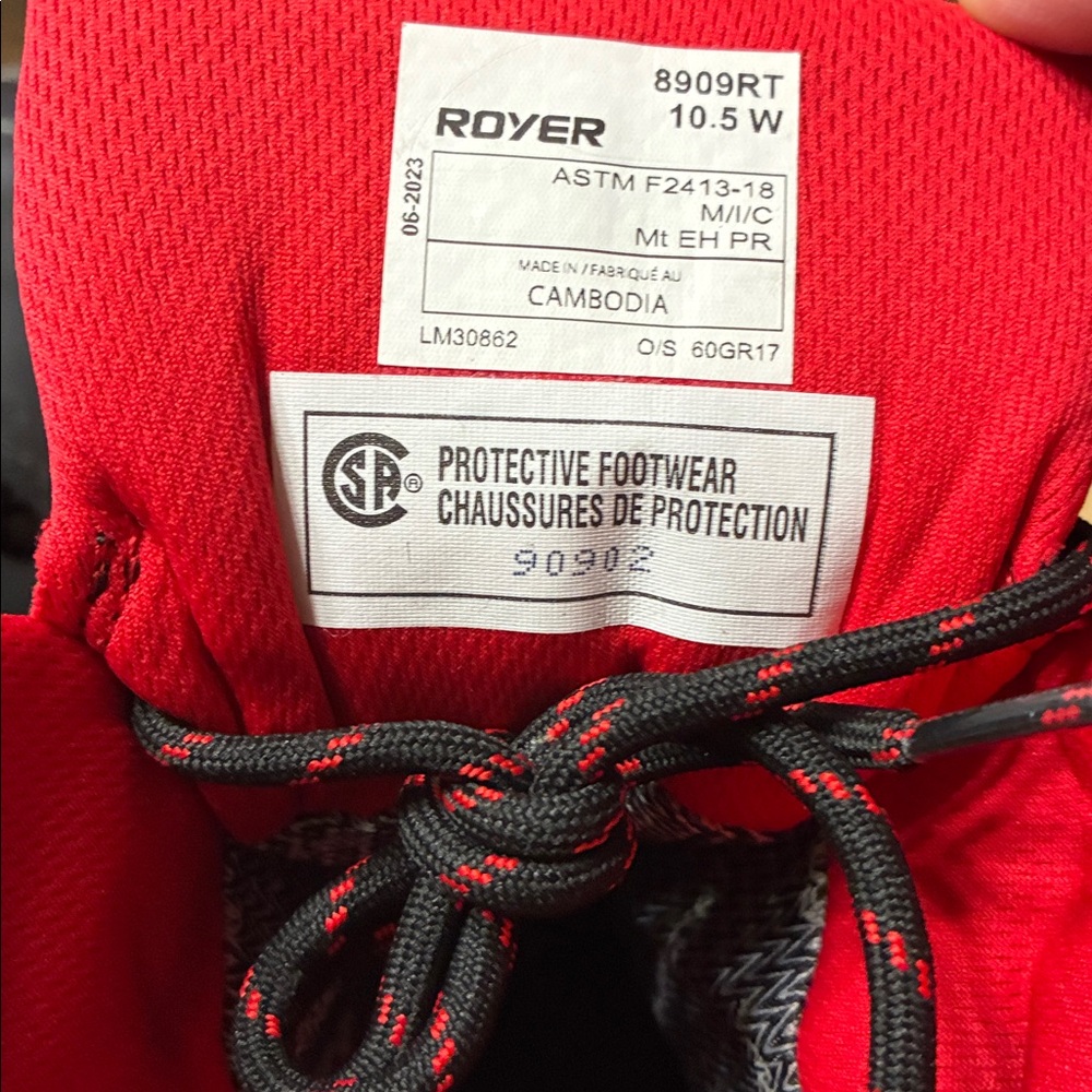 Royer Men’s Revolt Interguard Work Boots - Picture 7 of 11